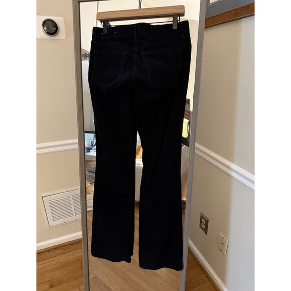 Talbots Womens Classic Fit Boot Cut Corduroy Pants Black Stretch Size 2 Tall - Picture 4 of 5
